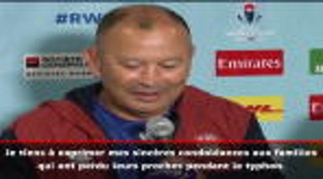 Hagibis - Jones adresse ses condoléances aux familles des victimes