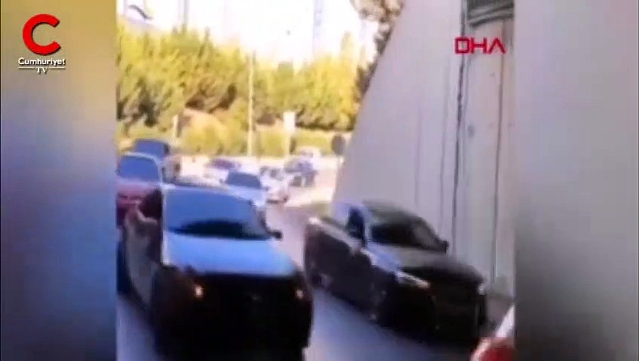 İstanbul'da rezalet konvoyu kamerada!