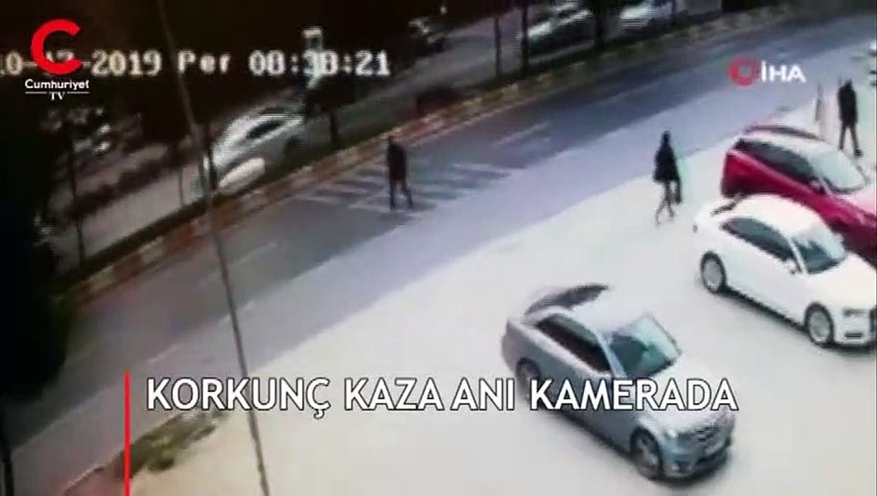 Korkunç kaza anı kamerada