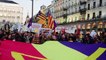 Hundreds gather in support of Catalan independence in Madrid