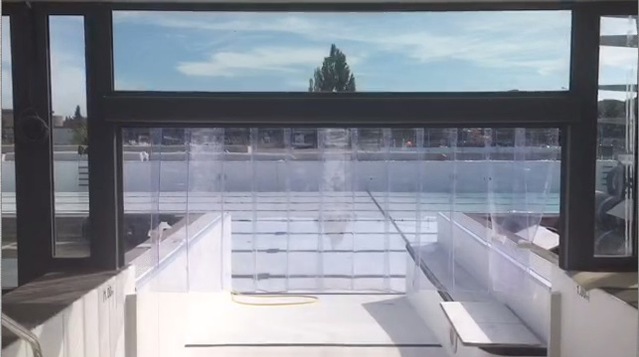 Visite du chantier du Stade Nautique d'Avignon