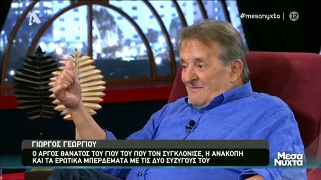 Μεσάνυχτα: Γιώργος Γεωργίου: Η συγκλονιστική εξομολόγηση για το θάνατο του γιου του