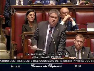 Giglio Vigna (Lega)- Conte ha ceduto all-Eurocrazia (16.10.19)