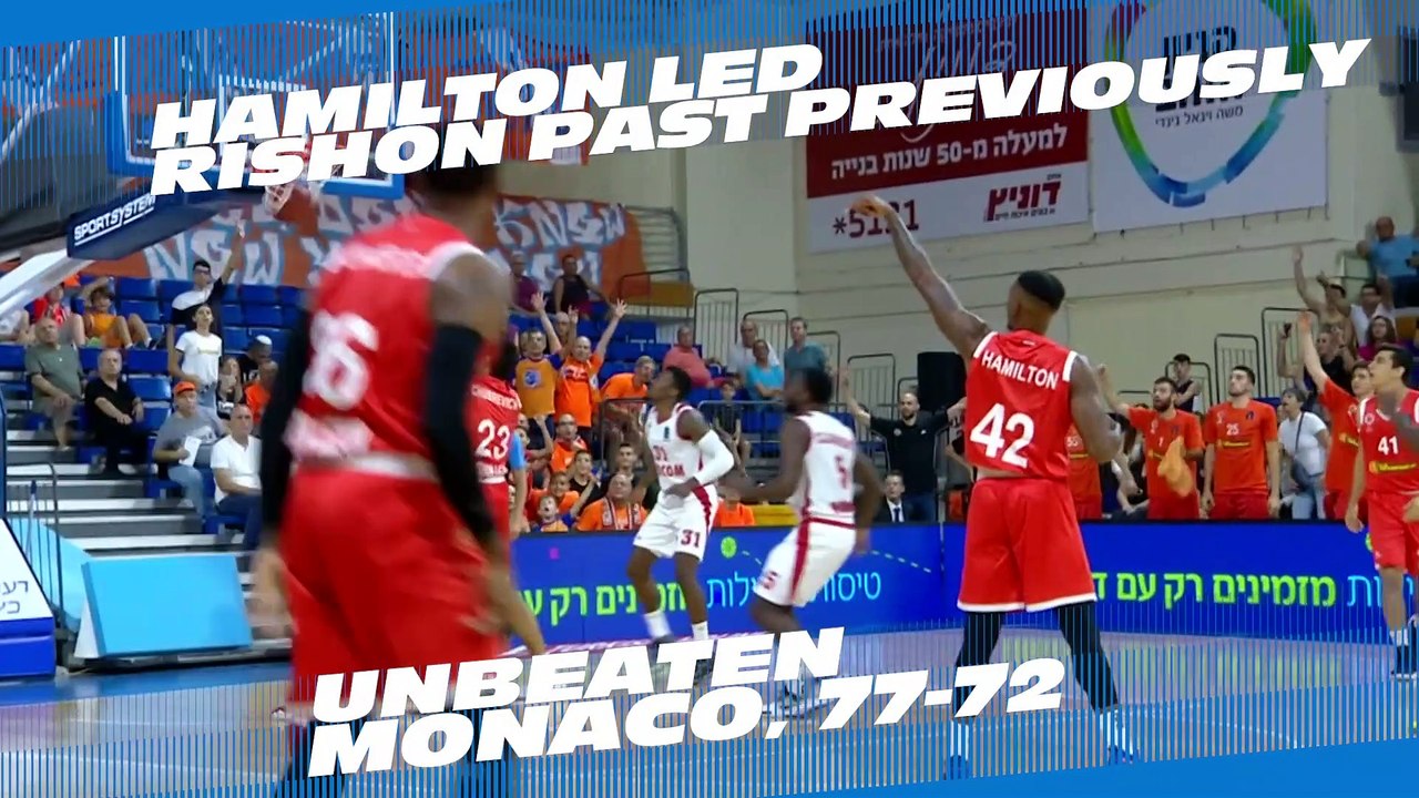 7DAYS EuroCup Regular Season Round 3 MVP: Alex Hamilton, Maccabi Rishon Lezion
