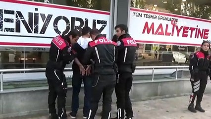 Polisten Kaçarken Ayakları Birbirine Dolandı, Böyle Yakalandı