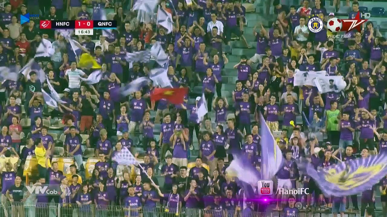 ĐOÀN VĂN HẬU RỰC SÁNG khi chơi trung vệ trước Quảng Nam tại V.League 2018 | HANOI FC