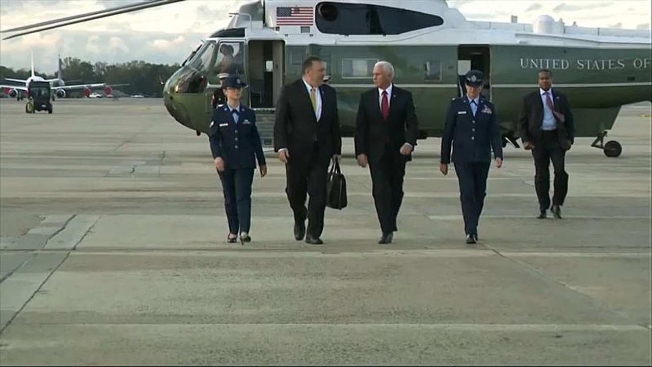 Us-vizepräsident pence auf nordsyrien-vermittlermission