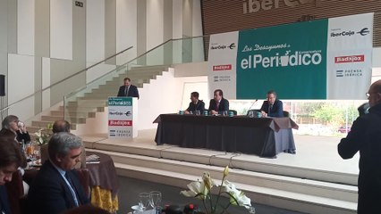 Ábalos en un desayuno informativo en Badajoz