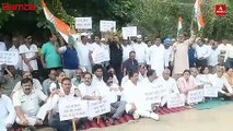 Sarore Toll Plaza Dispute  Congress Party Staged Protest against Central Government and NHAI