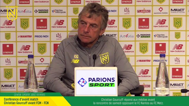 Christian Gourcuff avant FC Metz - FC Nantes