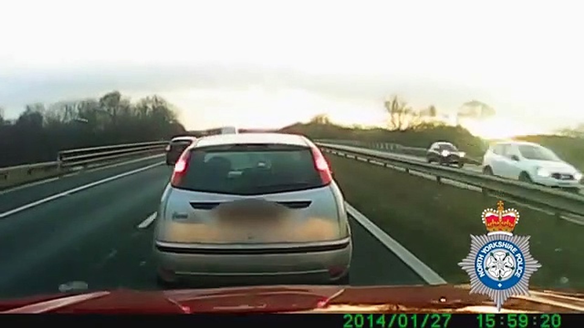 ⁣Dangerous driving