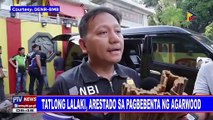 Tatlong lalaki, arestado sa pagbebenta ng agarwood