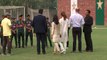Duke and Duchess of Cambridge show off their cricket skills