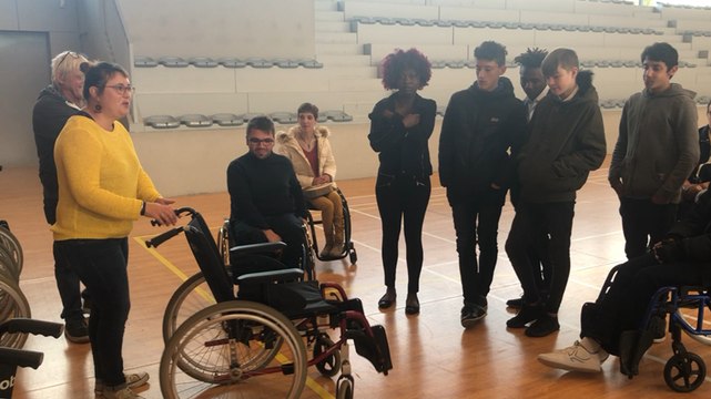 Guingamp. Les lycéens de Jules-Verne sensibilisés aux risques routiers et au handicap