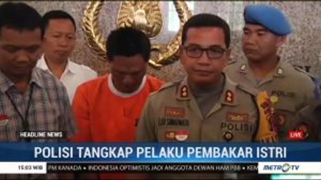 Polisi Tangkap Suami Pembakar Istri