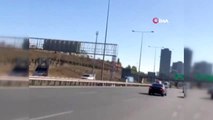 İstanbul'da lüks otomobilli düğün konvoyu terörü kamerada