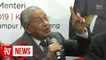 Traffic in the sky? Flying police? Quips Dr M
