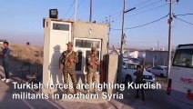 Hundreds of Syrian Kurds fleeing Turkish invasion seek refuge in Iraq