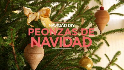 Navidad DIY "Peonzas para decorar el árbol"