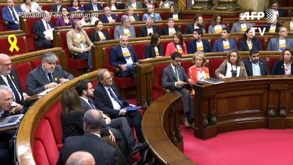 Líder catalán propone votar de nuevo sobre la independencia en su mandato
