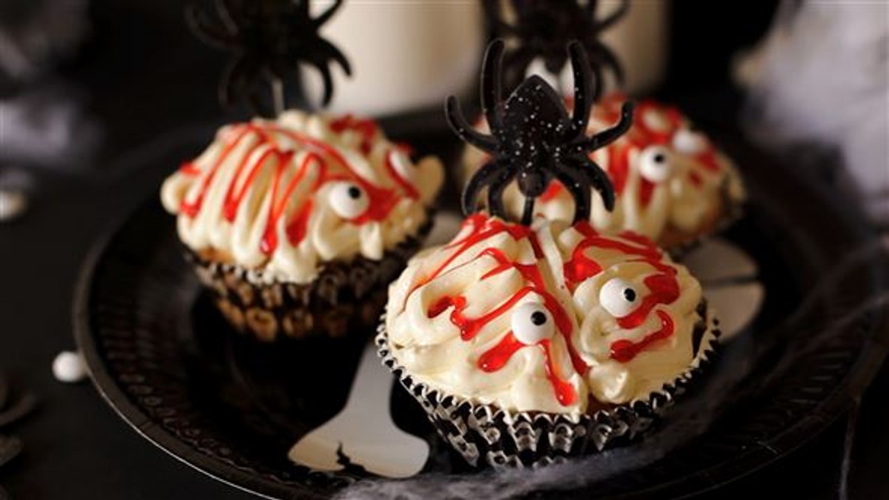 Blutige cupcakes zum selbermachen