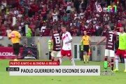 Paolo Guerrero partió junto a Alondra García Miró a Brasil