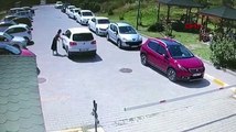 Trakya Üniversitesi'nde kadın akademisyene saldırı anı kamerada