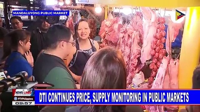 DTI continues price, supply monitoring in public markets