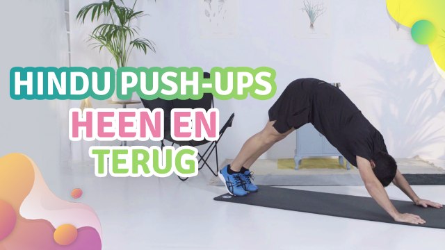 hindu push-ups, heen en terug - Gezonder leven