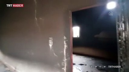 Teröristler sivillerin evlerini yakıp kaçtı