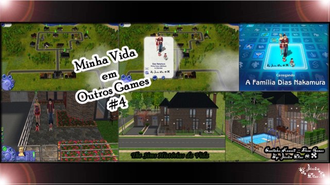 Minha Vida em Outros Jogos #4 - Minha Vida no The Sims Histórias da Vida (Jéh Dias)