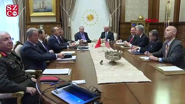 Erdoğan – Mike Pence görüşmesi 1 saat 40 dakika sürdü