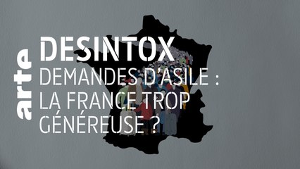 Demandes d’asile : la France trop généreuse ? | 17/10/2019 | Désintox | ARTE