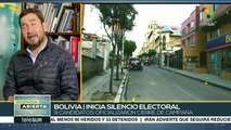 Culminaron campañas electorales en Bolivia de cara a comicios del 27-O