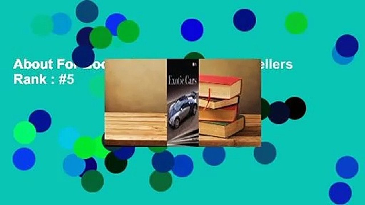 About For Books  Exotic Cars  Best Sellers Rank : #5
