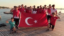Genç kanoculardan Barış Pınarı Harekatı'na destek