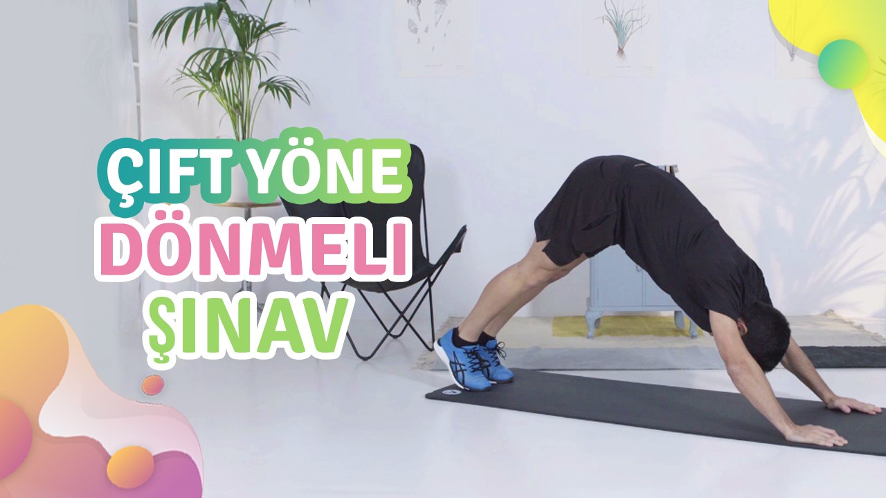 Çift yöne dönmeli şınav - Sağlığa bir Adım