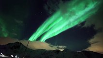 Une magnifique aurore boréale en Norvège