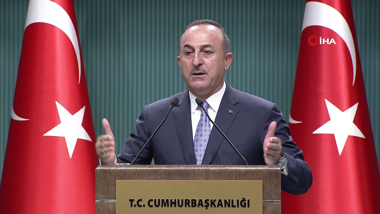 Dışişleri Bakanı Çavuşoğlu: '120 saatlik bir ara verme var. Ne için teröristlerin çıkması için bunu da ABD yapacak. 120 saatlik süreden sonra teröristler buradan tamamen temizlenirse biz de harekatı durduracağız. Bu aşamaya geldiğ