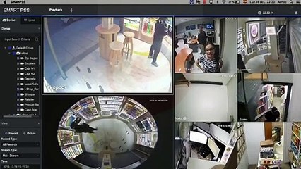 Ladrón intentó asaltar kiosco inteligente y casi queda encerrado