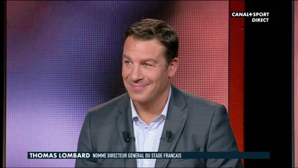 Les premiers mots de Thomas Lombard de retour au Stade Français