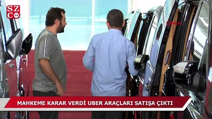 Mahkeme karar verdi, UBER araçları satışa çıktı