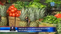 Se regularizan los precios de los alimentos en los mercados de Guayaquil
