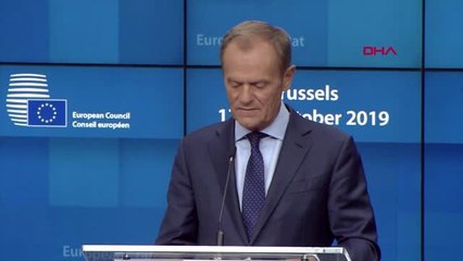 Ab konseyi başkanı ingiltere ile ab arasında kaosu önleyecek bir anlaşmaya vardık