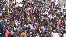 Los independentistas siguen movilizados en Cataluña
