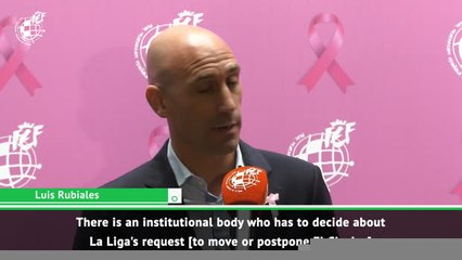 El Clasico decision imminent says Spanish Federation president