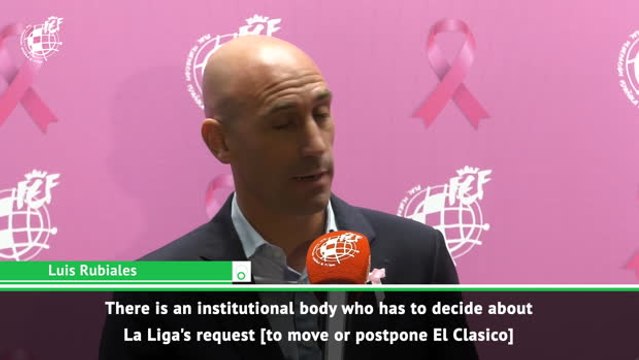 El Clasico decision imminent says Spanish Federation president