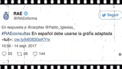 La RAE corrige a Pablo Iglesias en pleno hilo sobre Cataluña