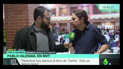 A Pablo Iglesias le traicionan tantas 'injusticias' y acaba haciéndose un lío de letras