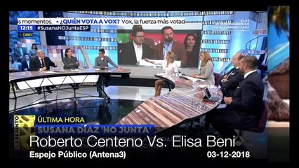 Alucinante broncazo de Roberto Centeno a Elisa Beni